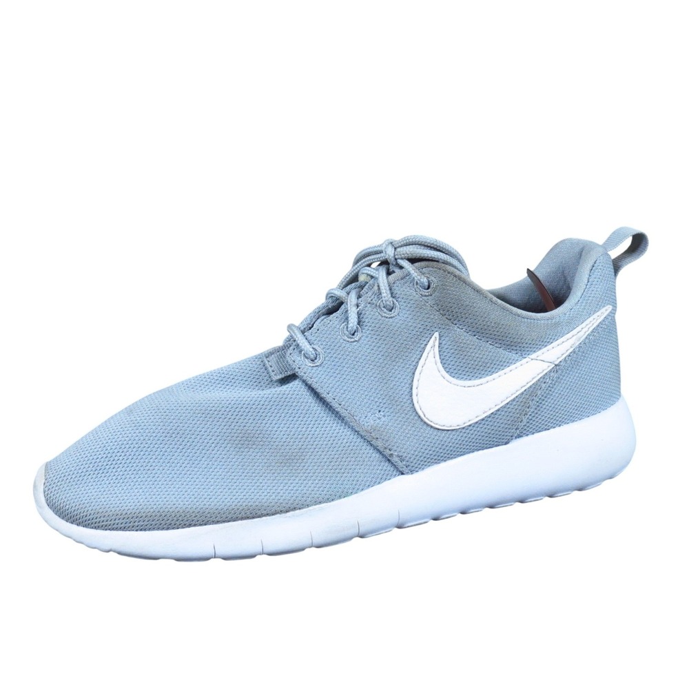 Nike Roshe One Kids Running Shoes Size 4Y Athletic Casual‎ Gray Mesh Sneakers